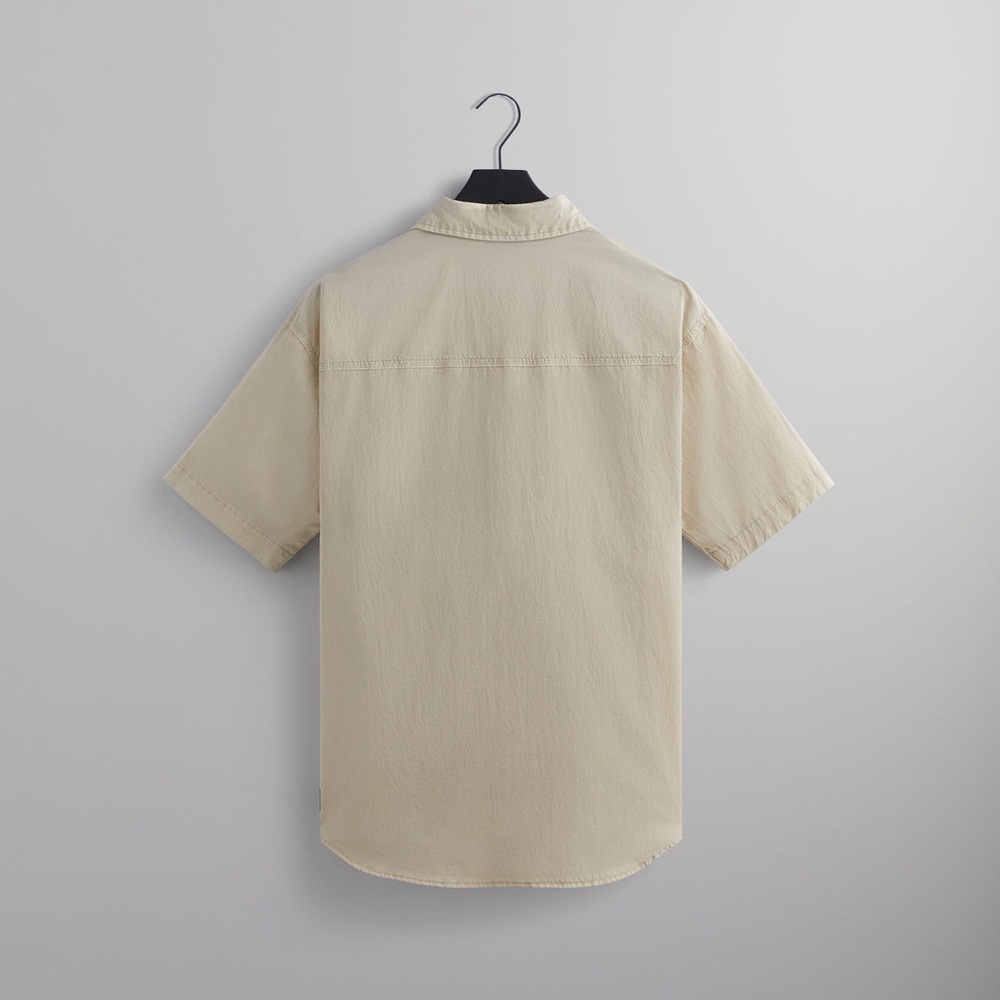 GAP summer shirt short sleeves yellow pale cotton polka dots casual dress